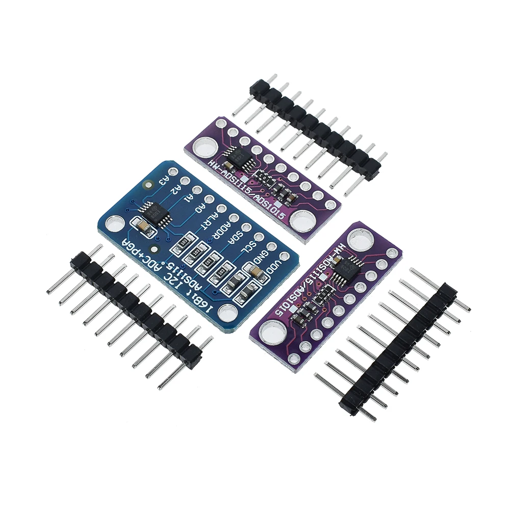 16 Bit I2C ADS1115 ADS1015 Modul ADC 4 Kanal mit Pro Gain Verstärker – Bild 3