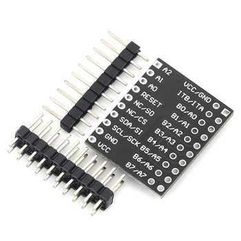 MCP23017 16-Kanal-I/O-Erweiterungsmodul I2C SPI Dual-Kommunikationsschnittstelle Bidirektionaler