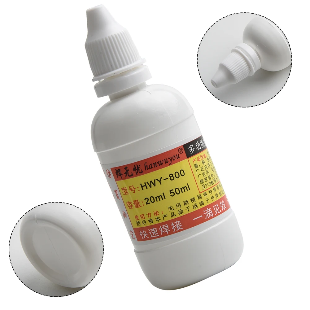 50 ml Edelstahl Flussmittel Lötpaste Flüssigkeit Solder Werkzeug – Bild 3