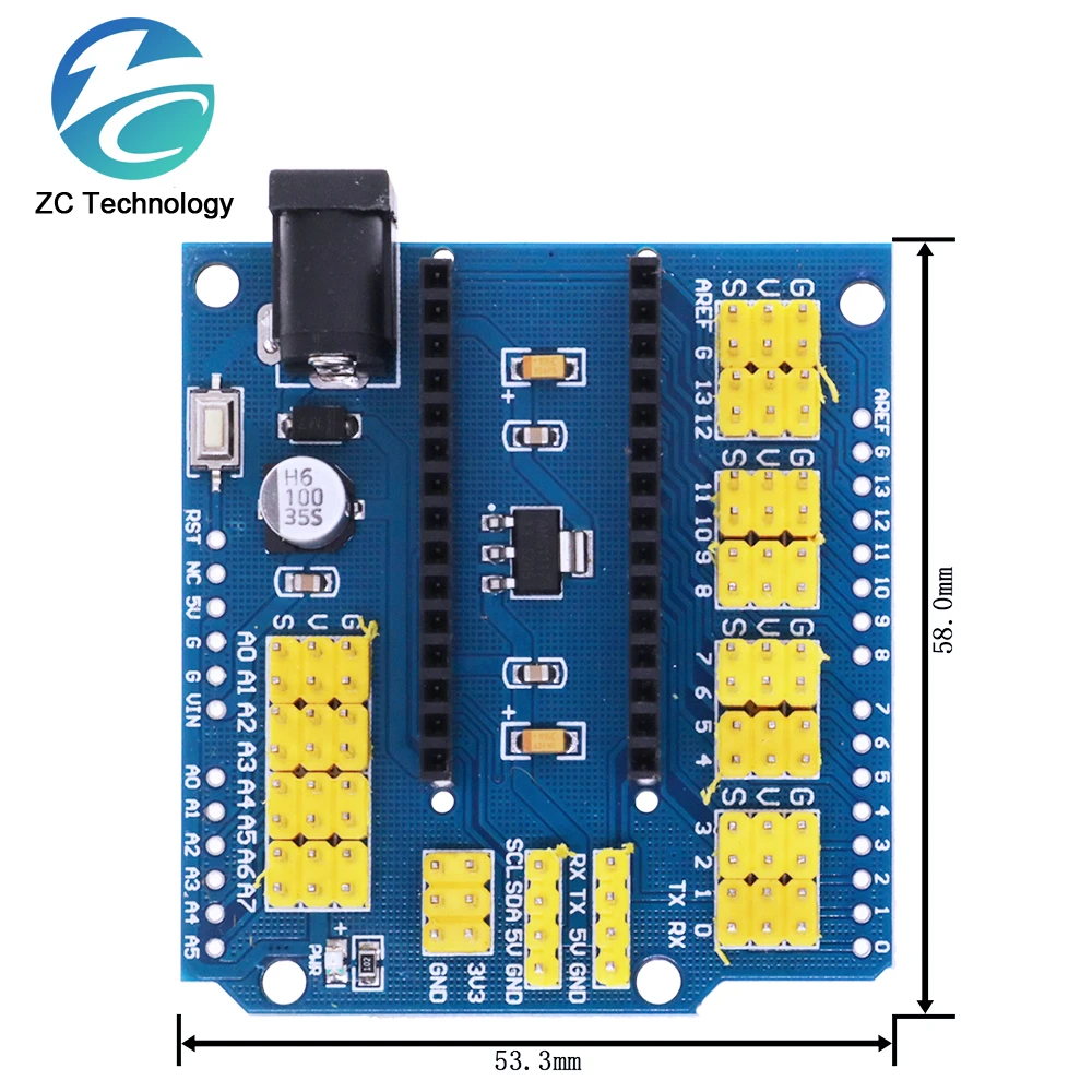 ATMEGA328P NANO IO Shield und UNO Mehrzweck-Erweiterungsplatine – Bild 2