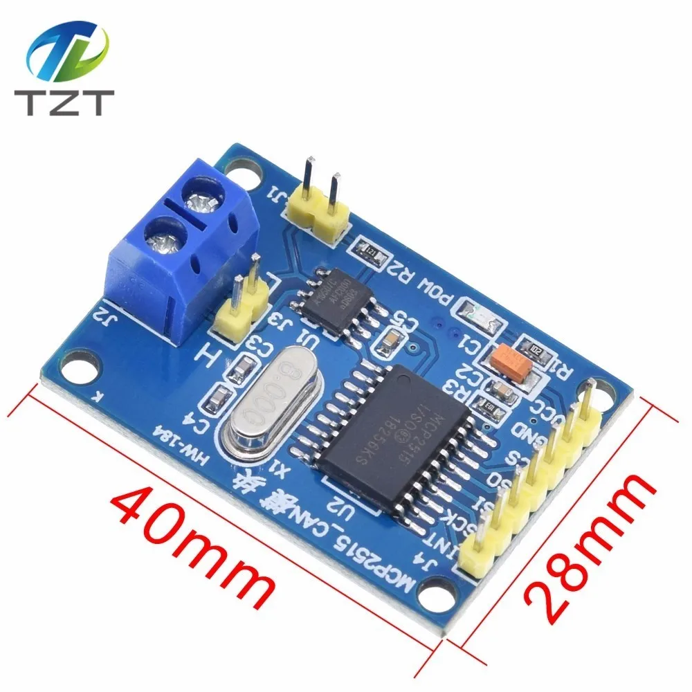 TZT MCP 2515 CAN-Bus-Modul TJA 1050 Empfänger SPI für 51 MCU – Bild 2