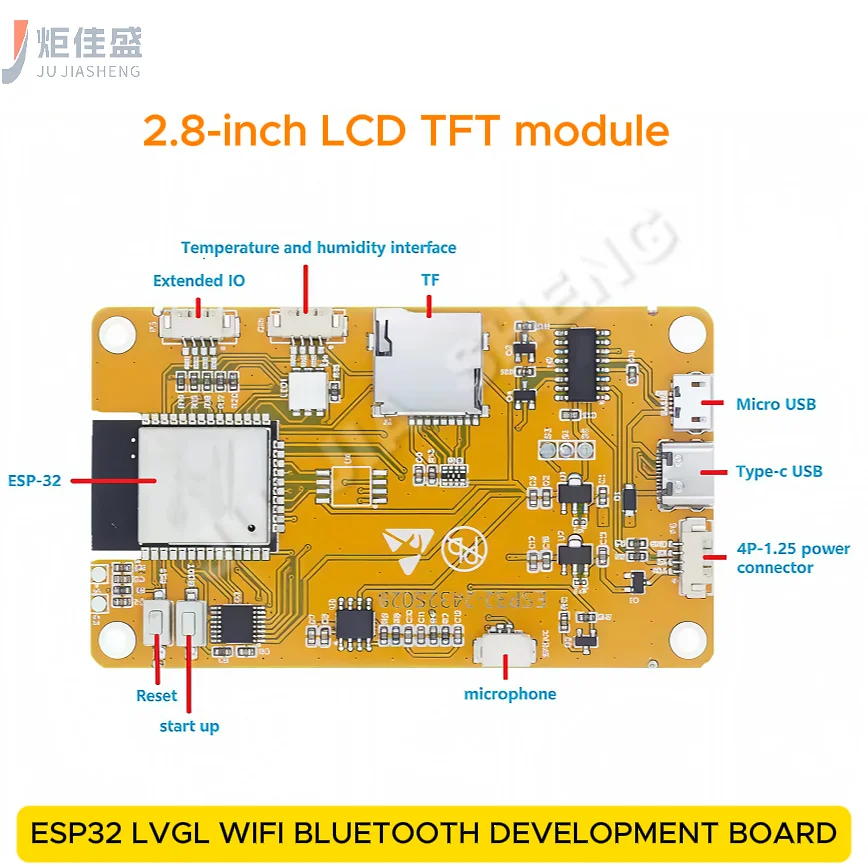 2,8 Zoll LCD TFT Modul ESP32 LVGL WLAN & Bluetooth Entwicklungsboard – Bild 6