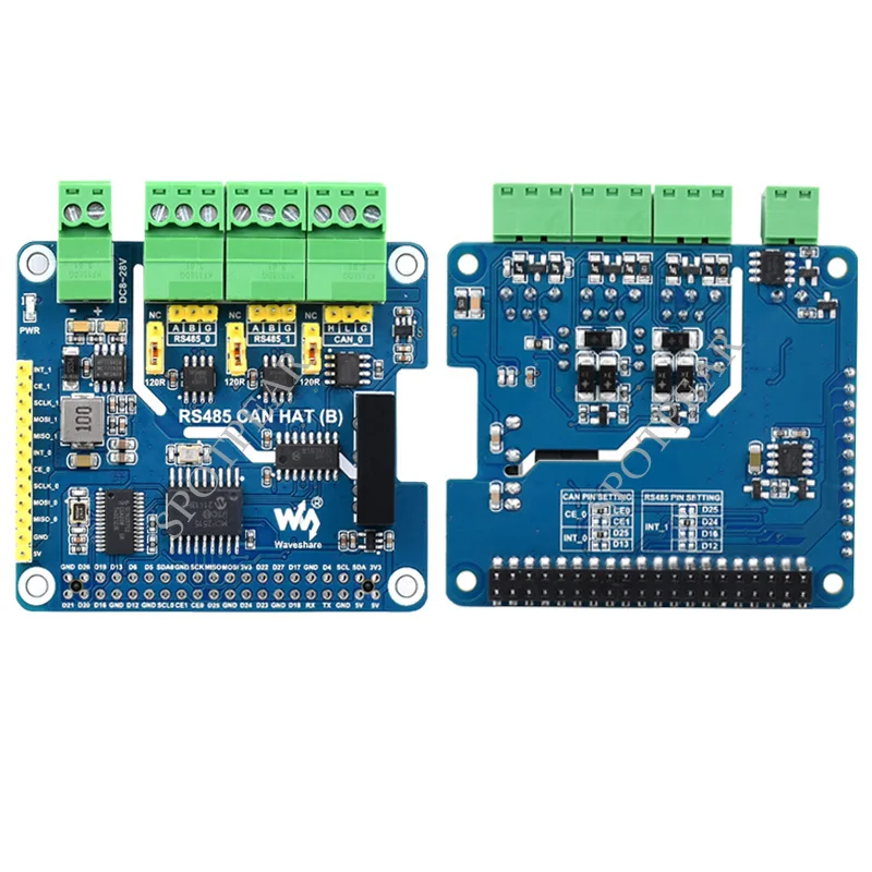 Raspberry Pi RS485 Isolierter CAN-Erweiterungs-HAT Dual RS485 CAN – Bild 3