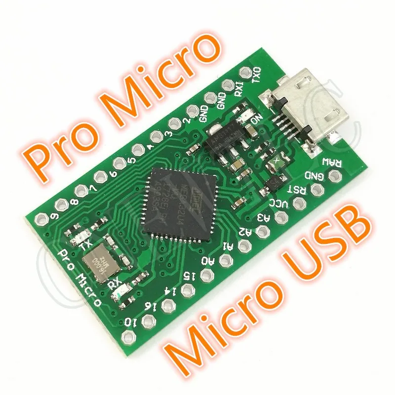 Micro ATmega32u4 5V 16MHZ Mikrocontroller-Erweiterungsboard-Modul Kompatibel mit Arduino Mirco Ersatz für Pro