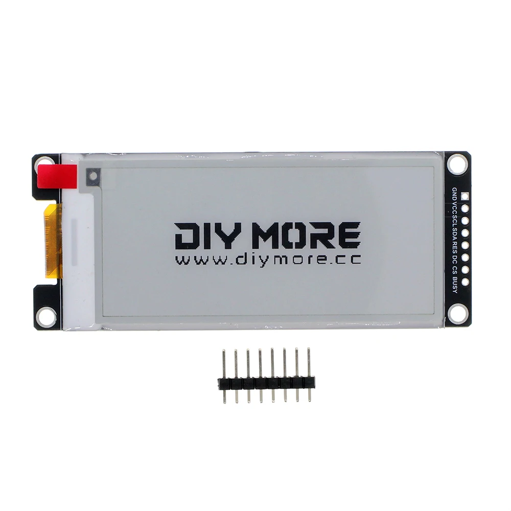 2,9 Zoll E-Paper-Display-Modul 296x128 SPI SSD1680Z E-Ink-Bildschirm Ultra-Niedriger Stromverbrauch DC