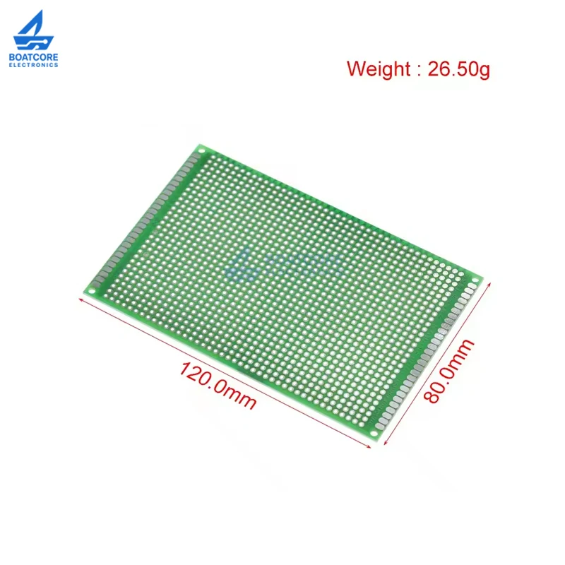 8x12cm Doppelseitige Prototypplatte 80x120mm Universalplatine – Bild 2