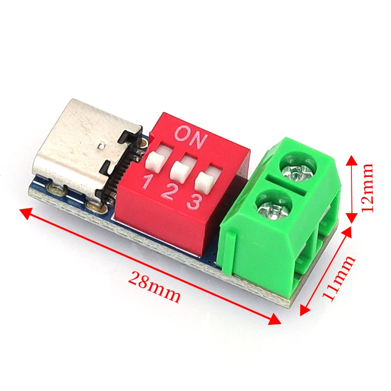 USB-C PD Trigger Board Modul PD/QC Decoy Board Schnellladung USB Typ-C – Bild 2