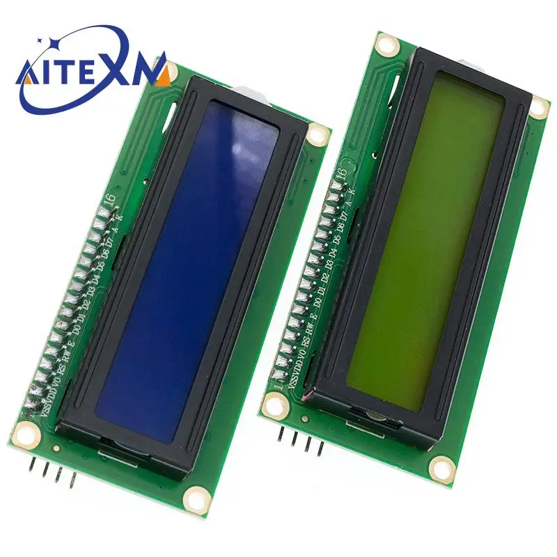 LCD1602 1602 LCD Modul Blau/Gelb Grün Bildschirm 16x2 Zeichen LCD – Bild 5