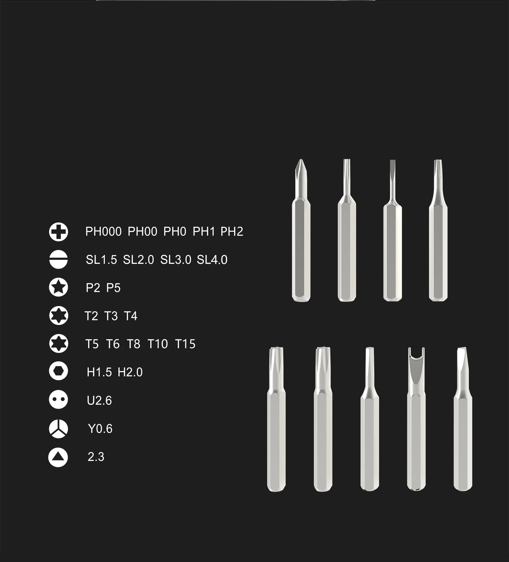 Magnetisches Schraubendreher-Set, 24-in-1-Set, Bits – Bild 5