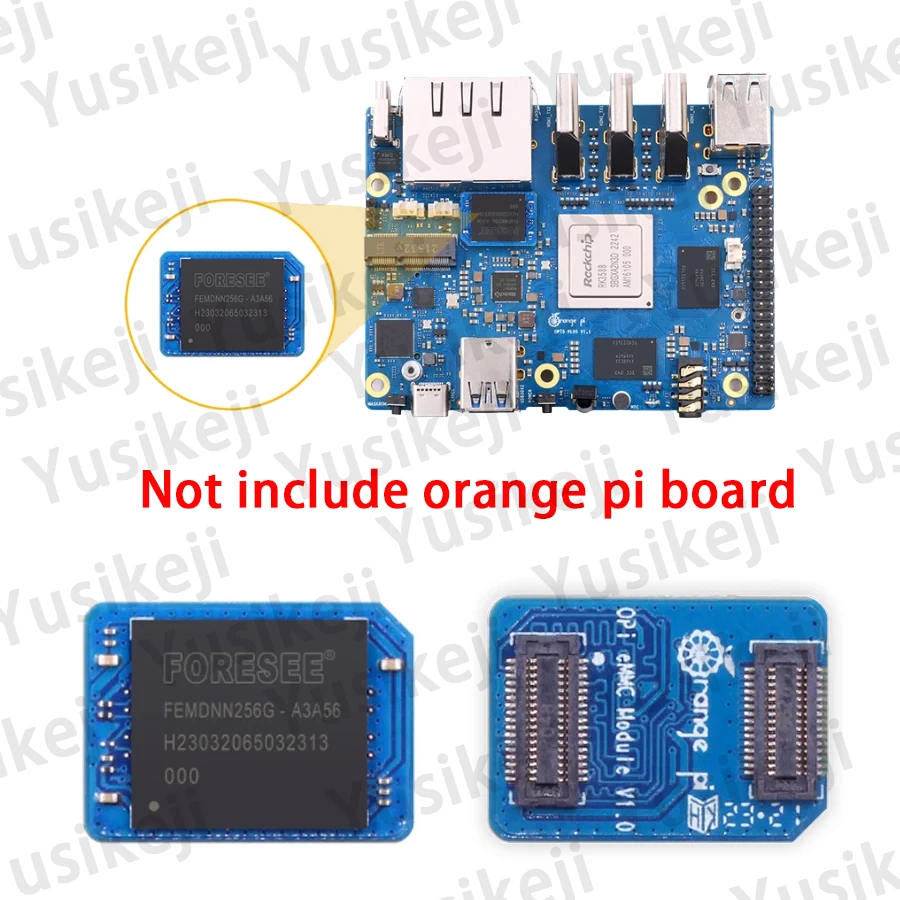 Orange Pi EMMC-Modul 32 GB / 64 GB / 256 GB 3D NAND Schnelle Lese – Bild 2