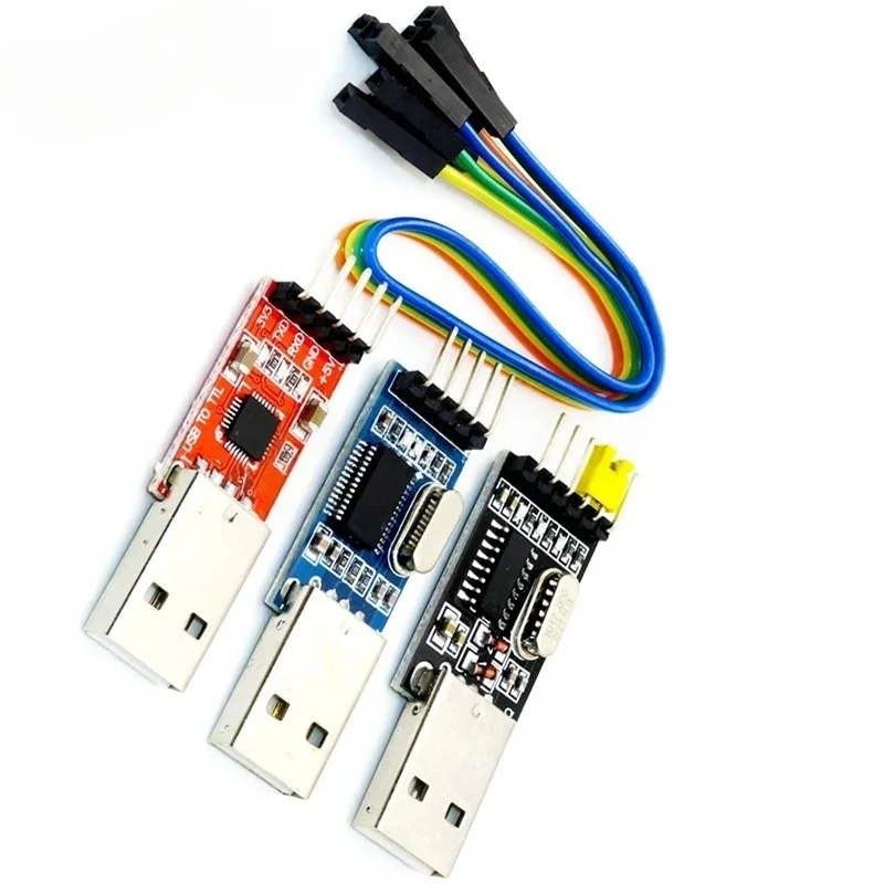 USB-zu-TTL-Seriell-Adaptermodul CH340 CP2102 PL2303 UART-Konverter – Bild 2