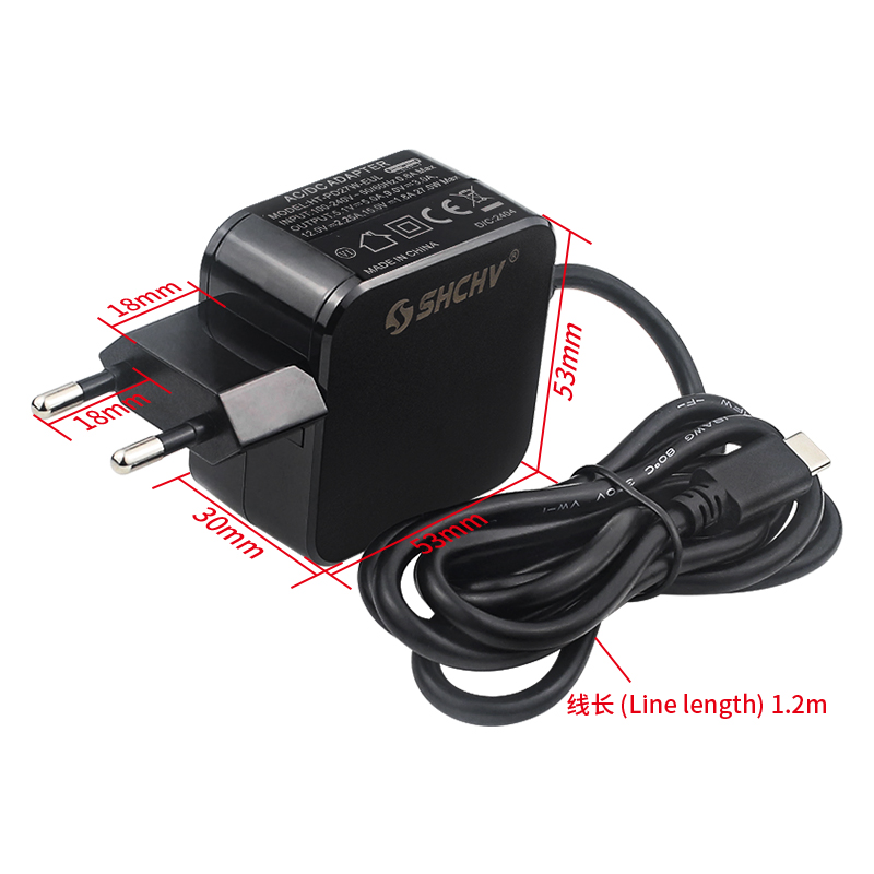 Raspberry pi 5 netzteil 27w 5,1 v 5a usb typ c ladegerät netzteil eu – Bild 5