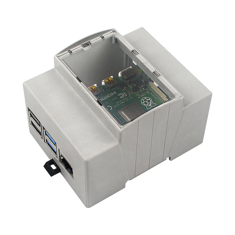 Raspberry Pi 5 4 3 ABS-Gehäuse, Elektrokasten, DIN-Schiene, modulares – Bild 2
