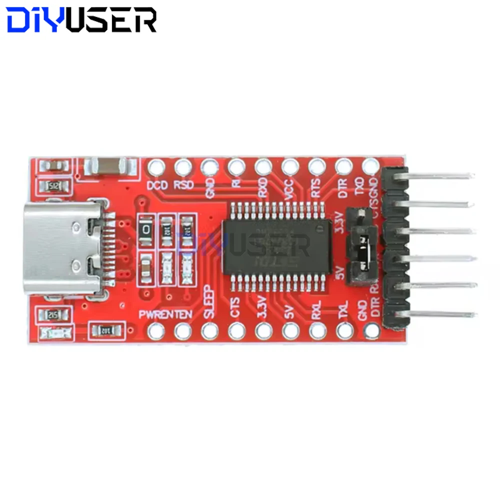 FT232RL USB zu TTL Serieller Konverter 3,3V/5V Dual-Spannung Pro Mini – Bild 2