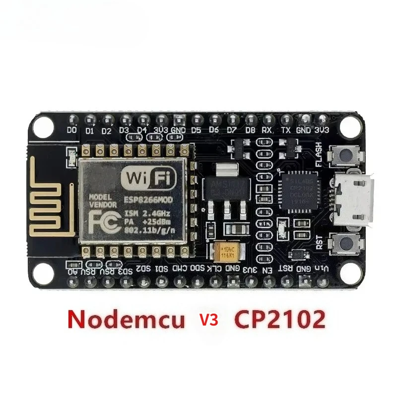 Drahtloses Modul CH340/CP2102 NodeMcu V3 V2 Lua WIFI Internet der – Bild 3