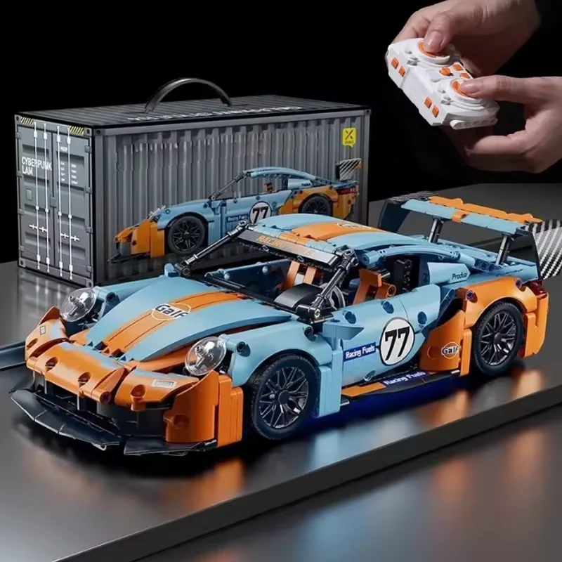 1:14 Bausteine Auto Set Konstruktionsspielzeug, Design Sammlerstück Modellauto Bausatz Maßstab Sportwagen