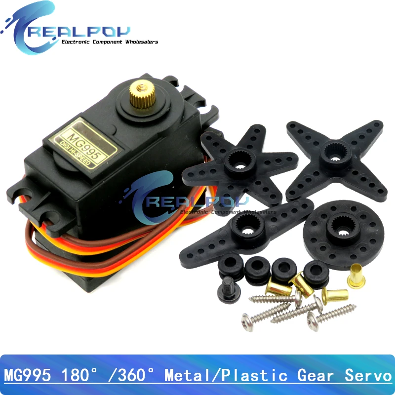SG90 SG92R MG90S MG945 MG946R MG995 MG996R Servo Metall Getriebe – Bild 4