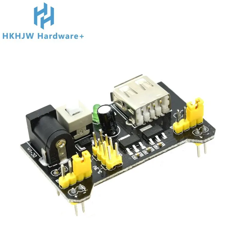 MB102 Lötfreies Steckbrett-Stromversorgungsmodul 3,3 V/5 V DIY-Kit-Teile für Arduino