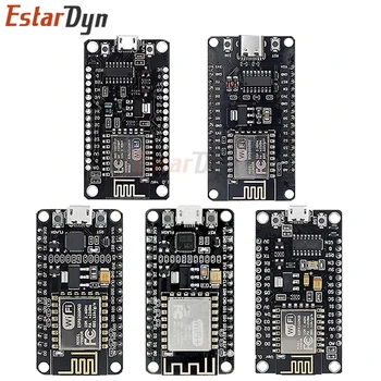 Estardyn NodeMCU ESP8266 Entwicklungsboard V2/V3, ESP-12E CH340/CP2102 WiFi-Modul für IoT MicroPython
