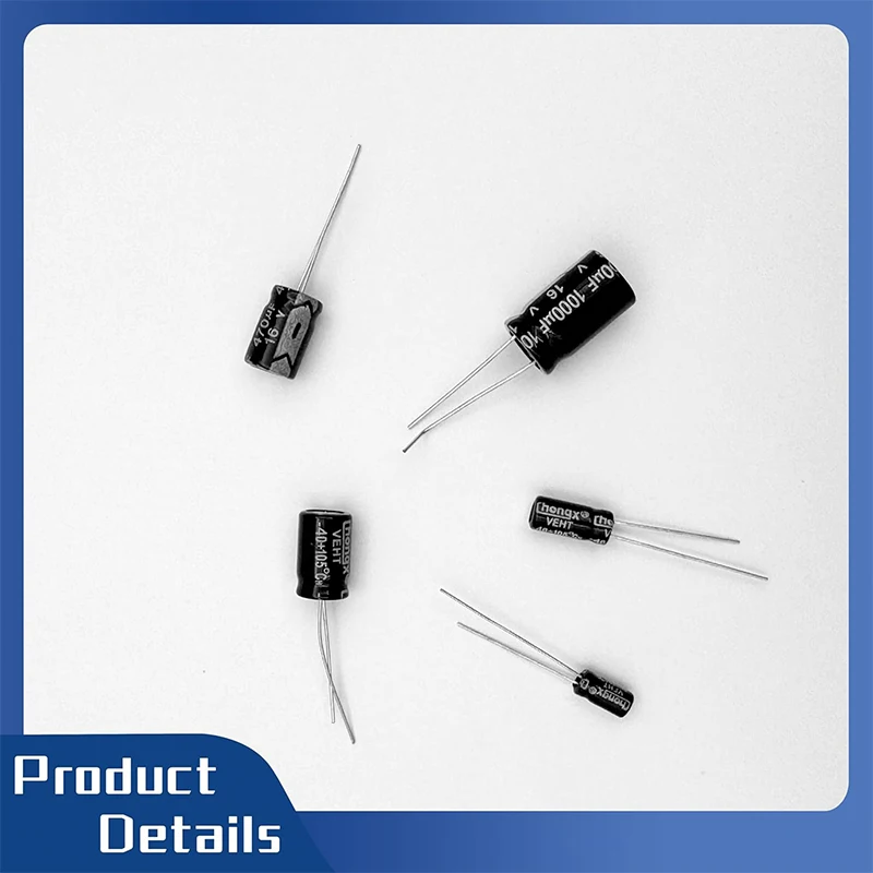 Elektrolytkondensator-Sortiment-Set, 24 Werte von 0,1 uF (240 Stück) – Bild 5