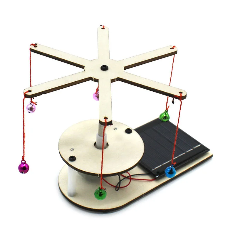 Holz Solarenergie Umwandlung Modell Kinder Wissenschaft Spielzeug – Bild 4