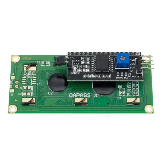 Lcd1602 lcd 5v modul blau/gelber bildschirm grüner bildschirm 16x2 – Bild 6