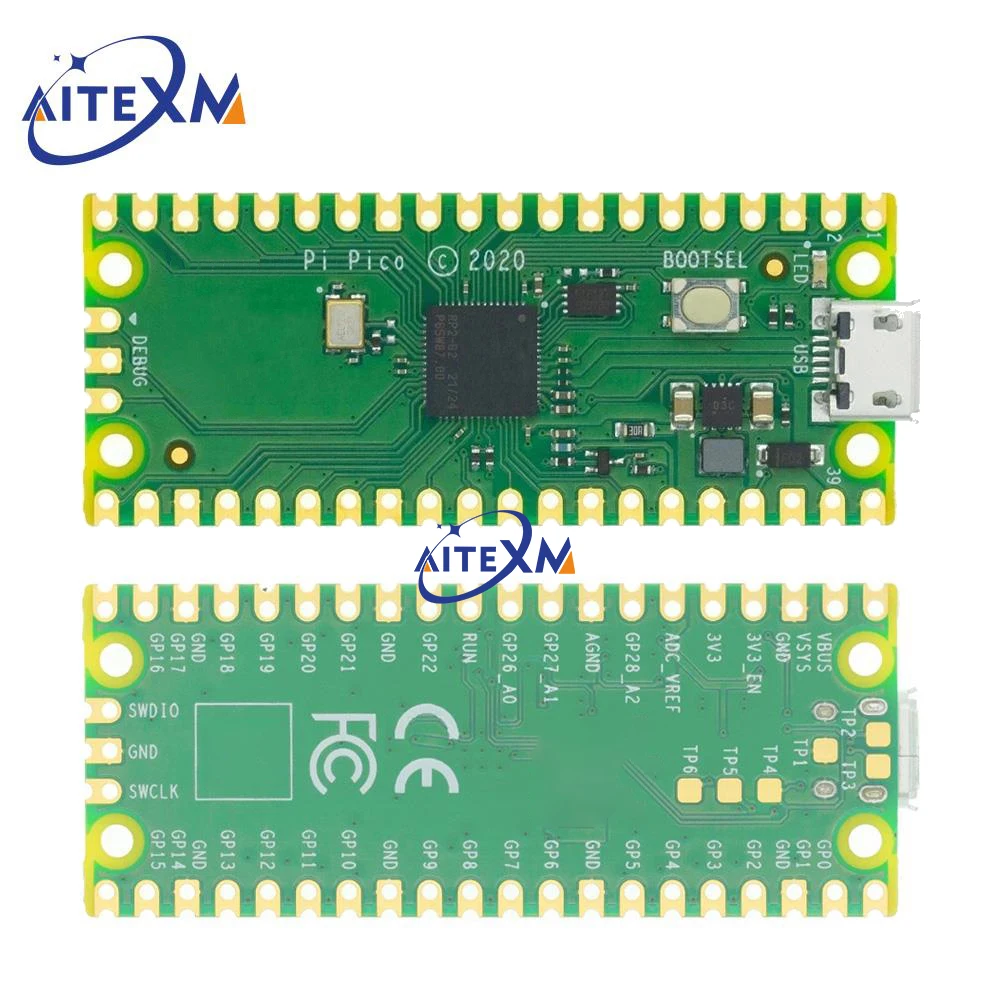 Raspberry Pi Pico Board RP2040 TYPE-C / MICRO Dual-Core 264 KB ARM – Bild 2