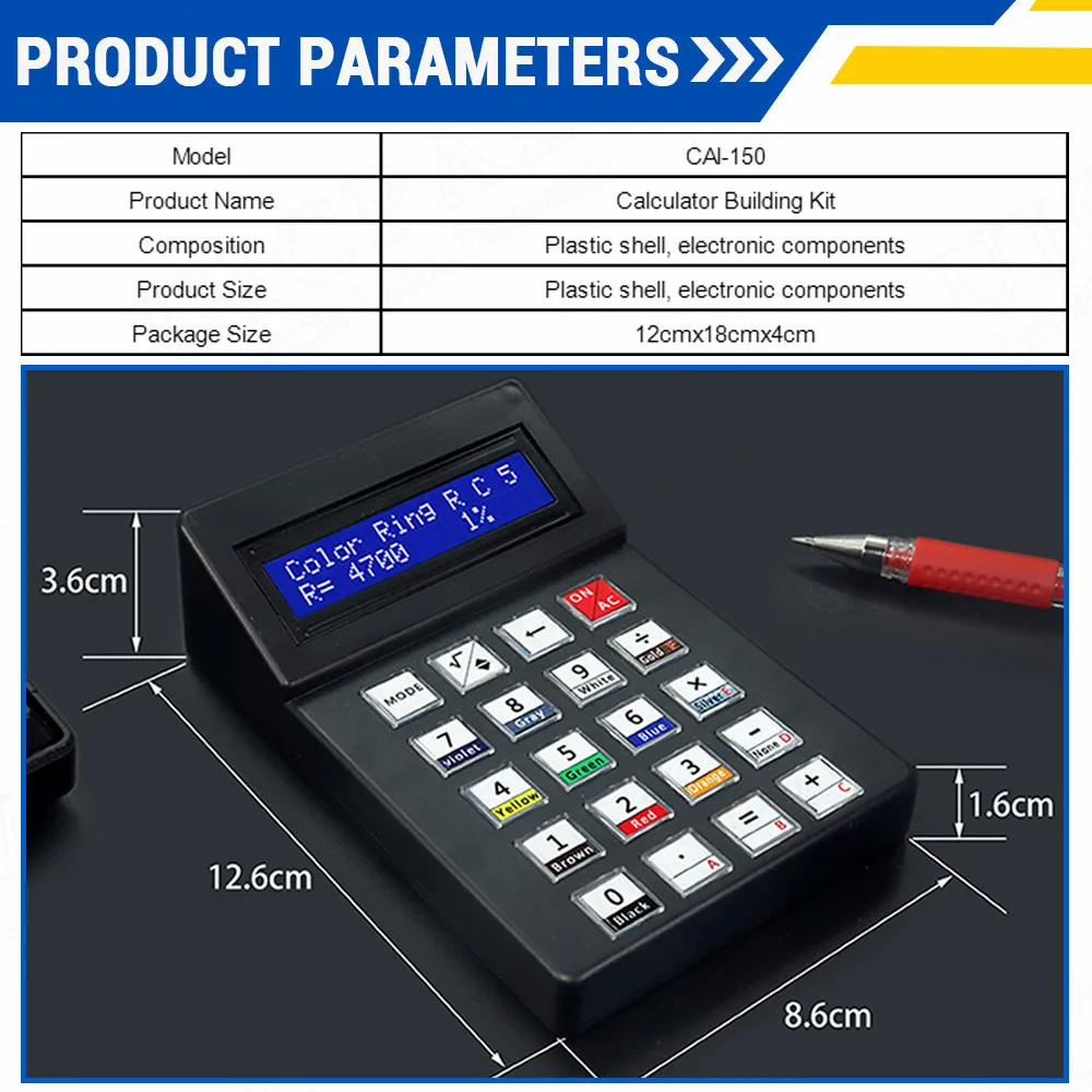 DIY-Rechner zur Herstellung elektronischer Bausatz MCU Löten Training – Bild 2