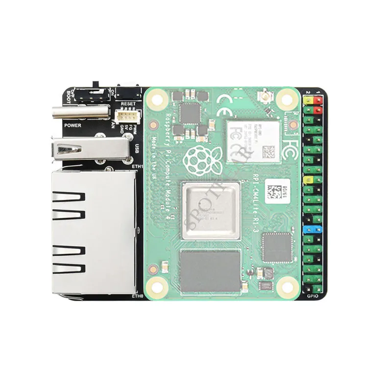 Raspberry Pi CM4 Compute Module 4 IO Board Dual Gigabit Ethernet Mini – Bild 5