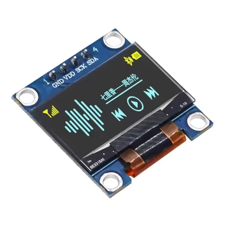 0,96 Zoll OLED 128x64 I2C IIC SSD1306 Weiß Blau Gelb LCD LED Display – Bild 4