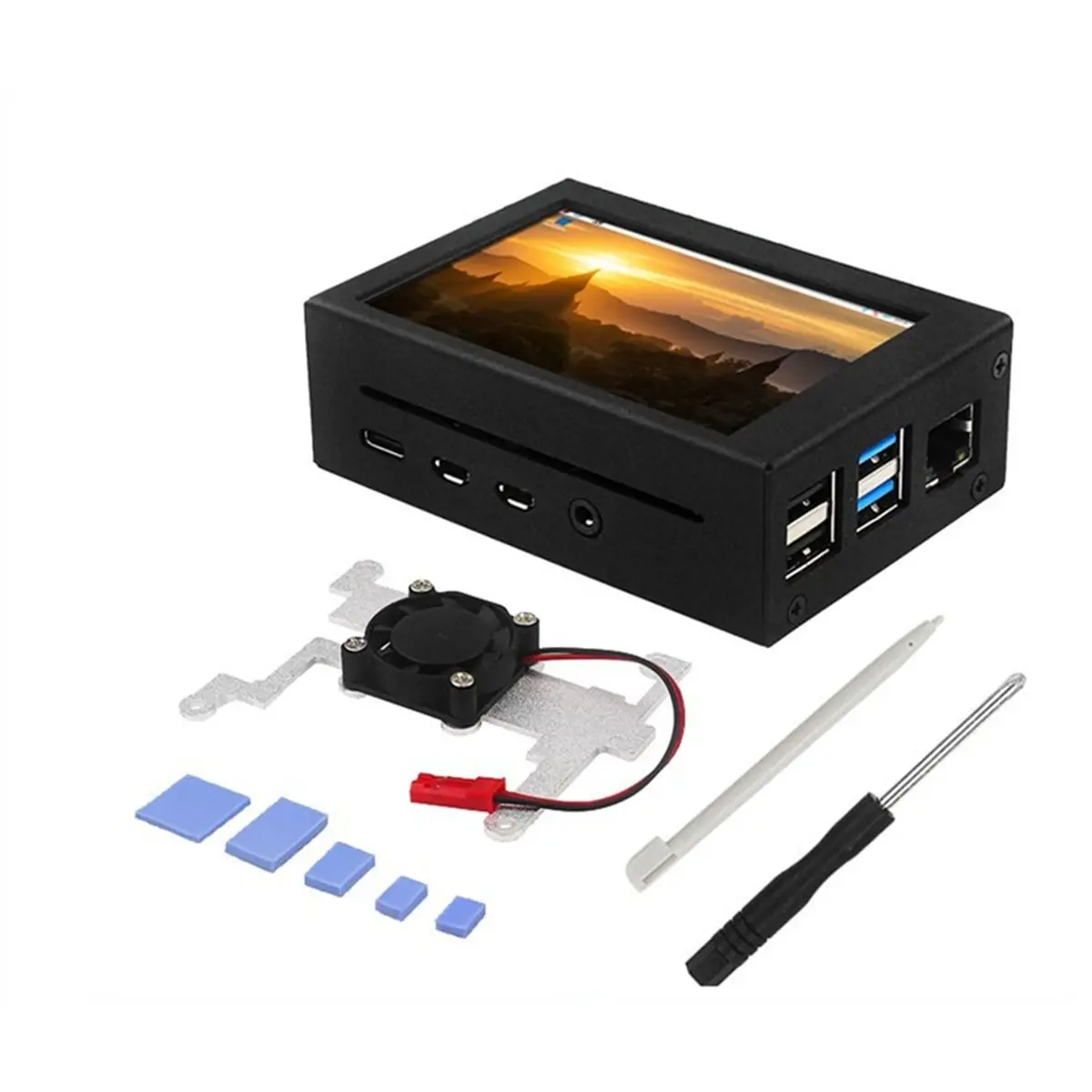 Punctual - Für Raspberry Pi 4 B 3,5 Zoll Touchscreen 480 x 320 LCD – Bild 3