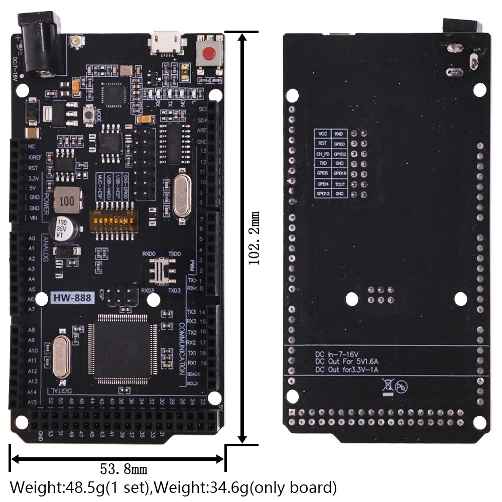 Mega2560 atmega16u2/pro mini mega mega wifi r3 atmega2560 chip ch340g – Bild 5