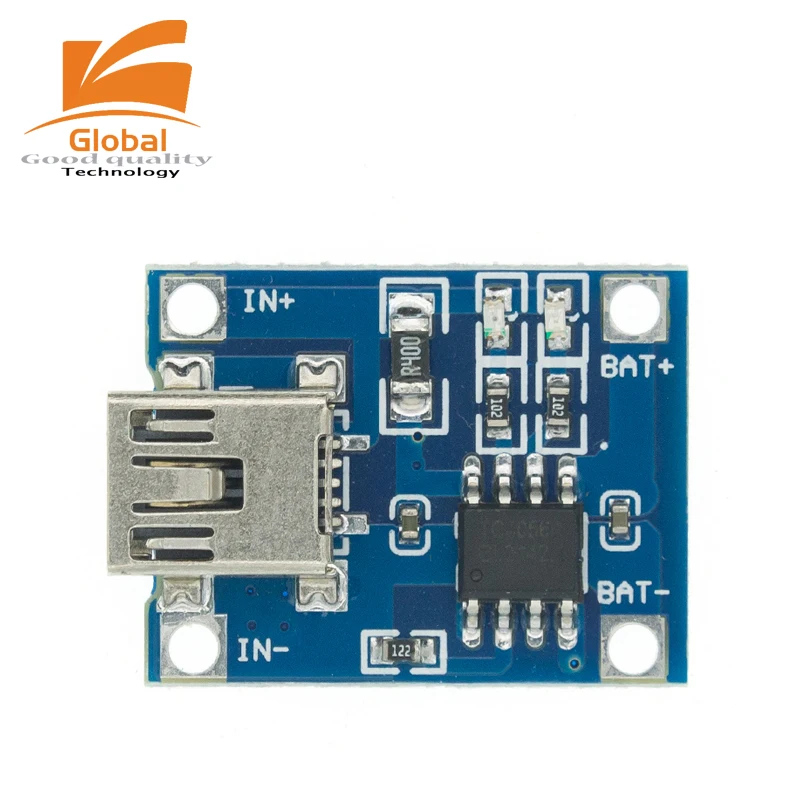 Micro USB 5 V 1A 18650 TP4056 Lithium-Batterie-ladegerät (10 Stück) – Bild 4