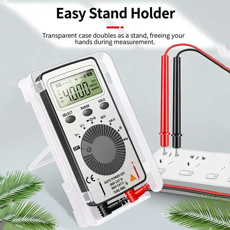 Mini Digital-Multimeter 4000-Ziffern T-RMS AC/DC NCV – Bild 5