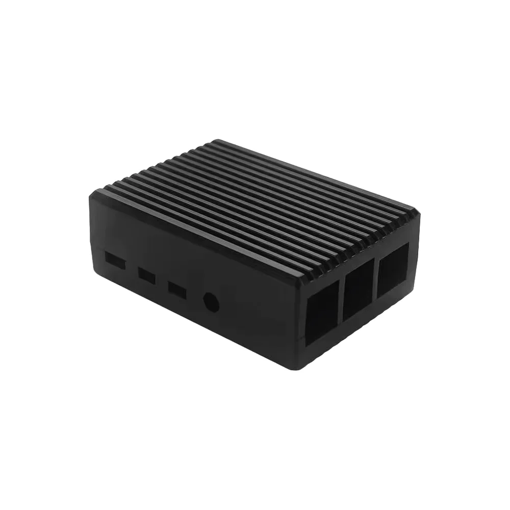 Raspberry Pi 4B Aluminiumlegierung Kühlgehäuse, robustes passives Kühlmetallgehäuse mit integrierten