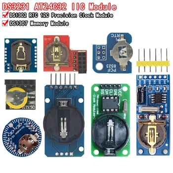 Pcf8563 ds3231 pcf8523 at24c32 ds1302 ds2121sn iic Präzision rtc Echtzeituhr-Speicher modul für Arduino