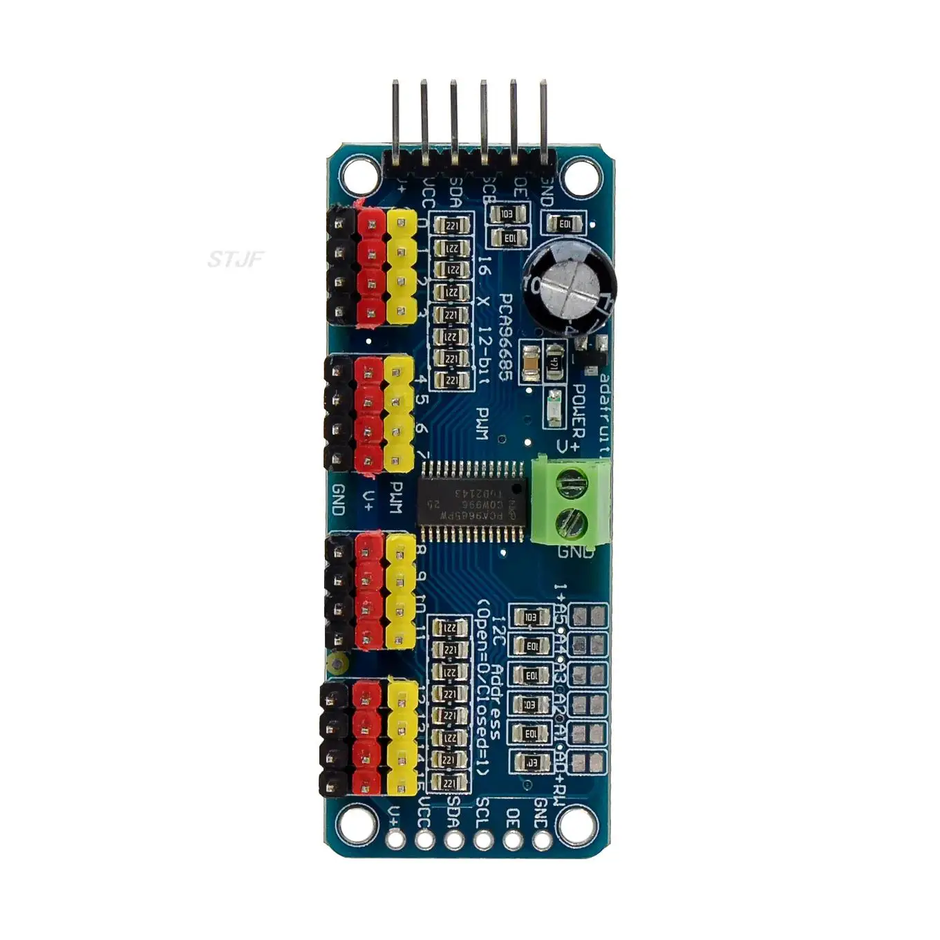 PCA9685PW 16-Kanal 12-Bit-PWM/Servo-Treiber-I2C-Schnittstelle – Bild 5