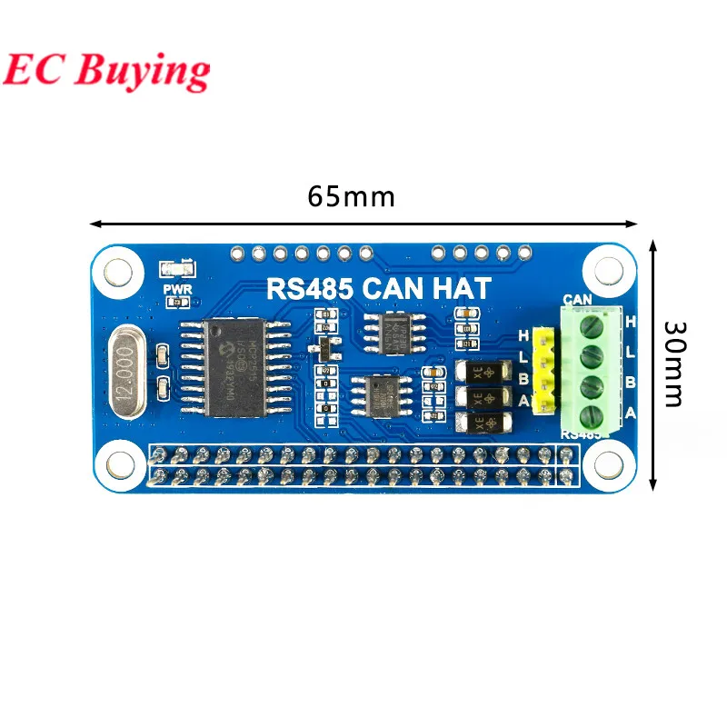 RS485 CAN HAT Erweiterungsplatine MCP 2515 TJA1050 SPI 51 – Bild 3