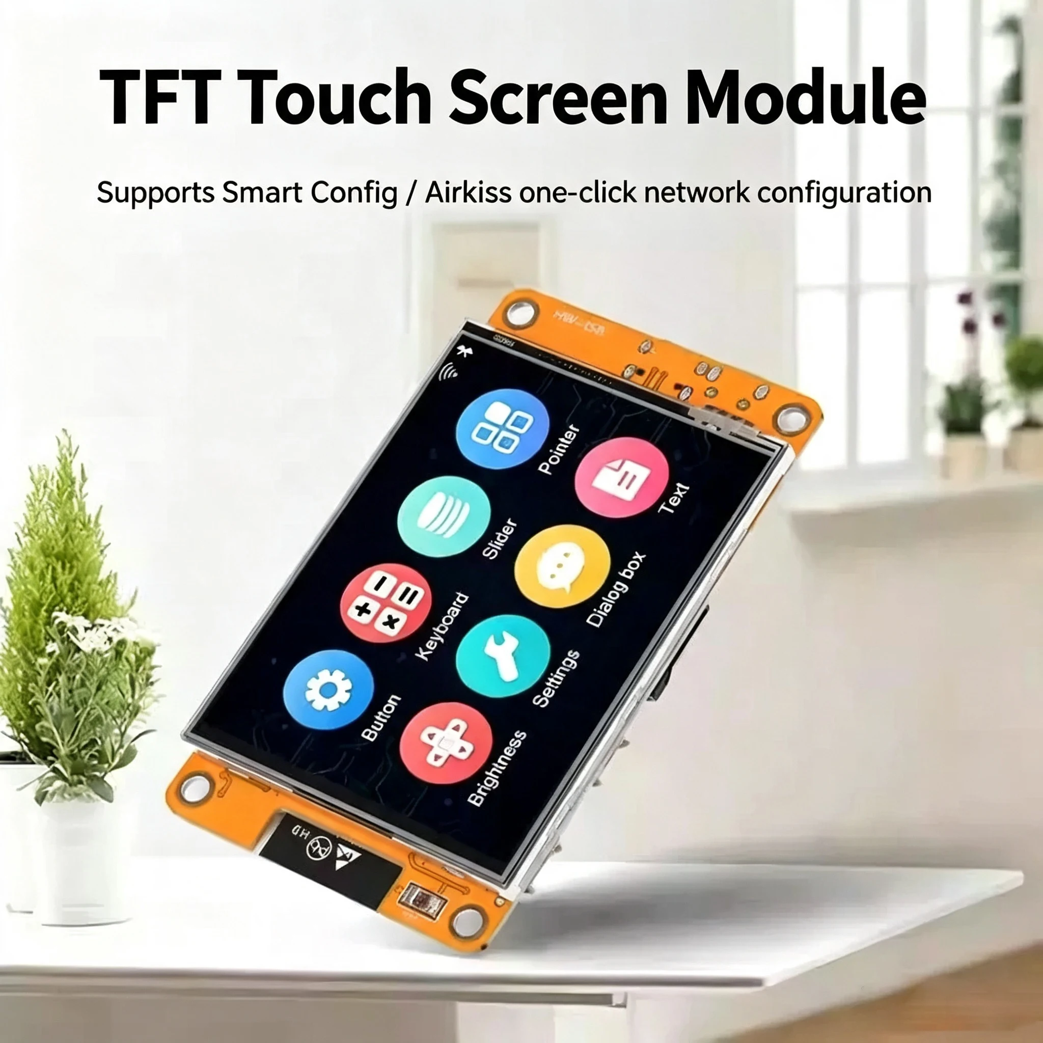 ESP32 2,8 Zoll TFT Touch-Display-Board 240x320 mit LVGL, WiFi – Bild 2