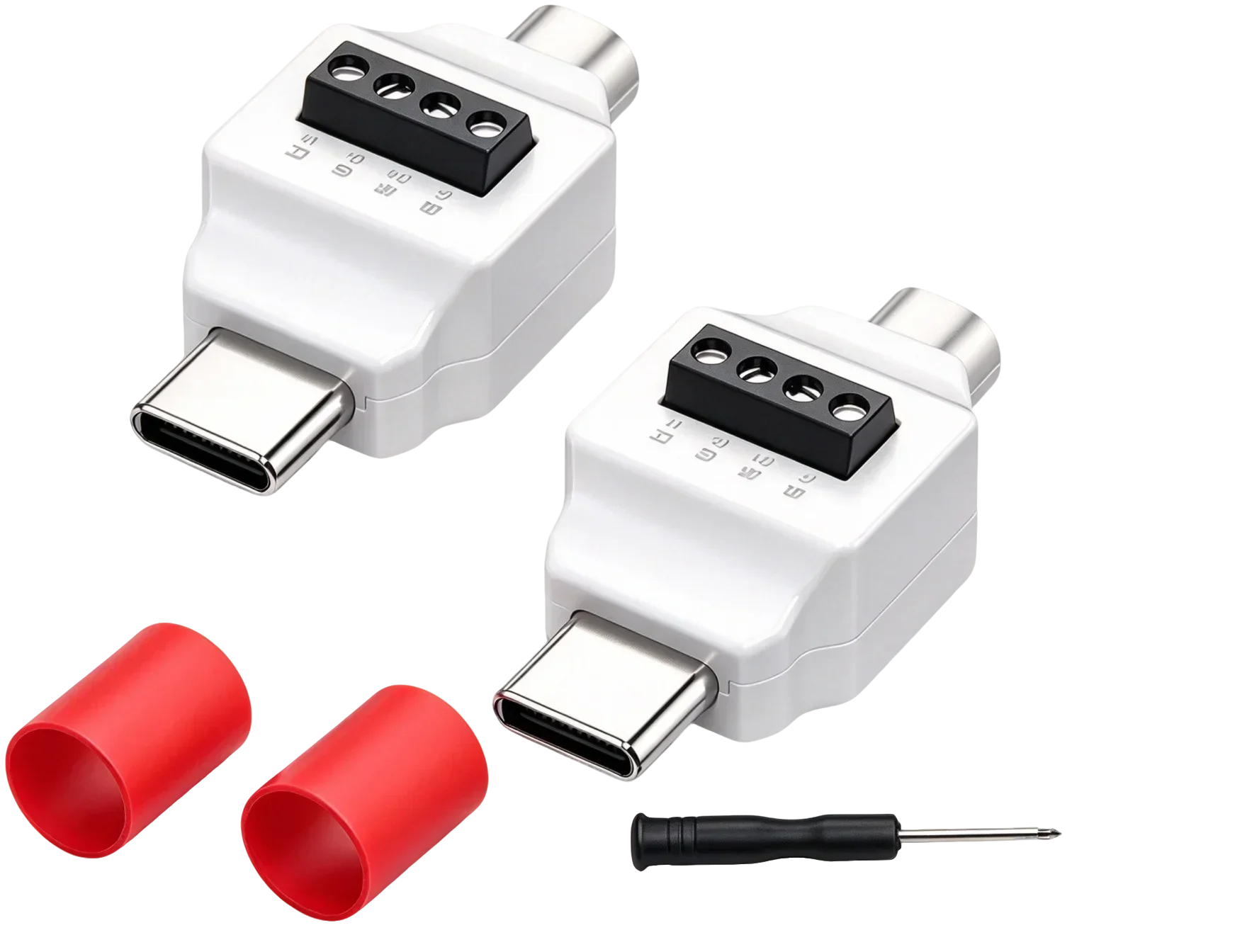 DIY USB-C Lötloser Adapter USB Typ-C Stecker Klemmenblock – Bild 6