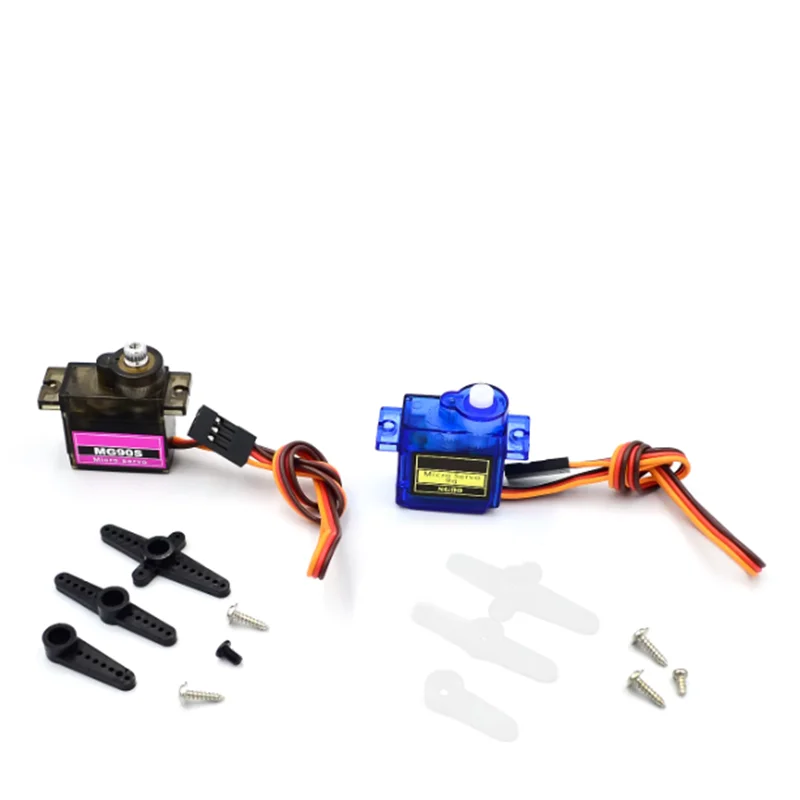 Servomotor SG90 MG90S 9g Servo 450 Hubschrauber Auto Servo 180 Grad – Bild 2