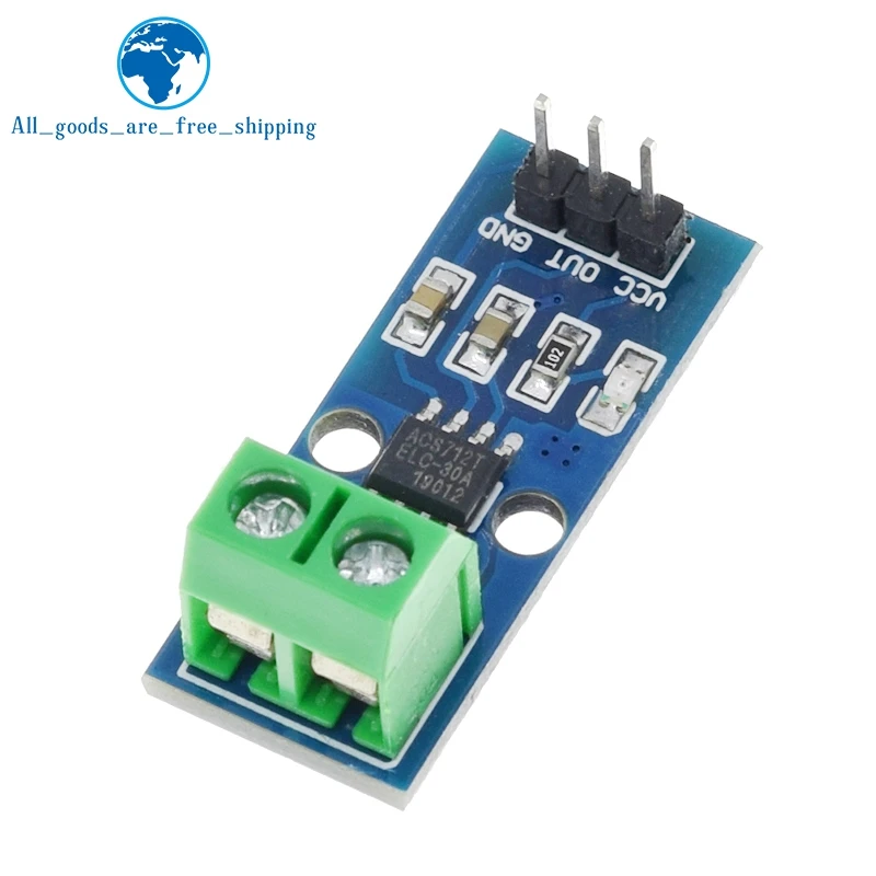 ACS712 5A 20A 30A Range Hall Strom Sensoren Modul ACS712 Modul – Bild 6