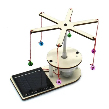 Holz Solarenergie Umwandlung Modell Kinder Wissenschaft Spielzeug Technologie Physik Kit Lernen Lernspiel zeug