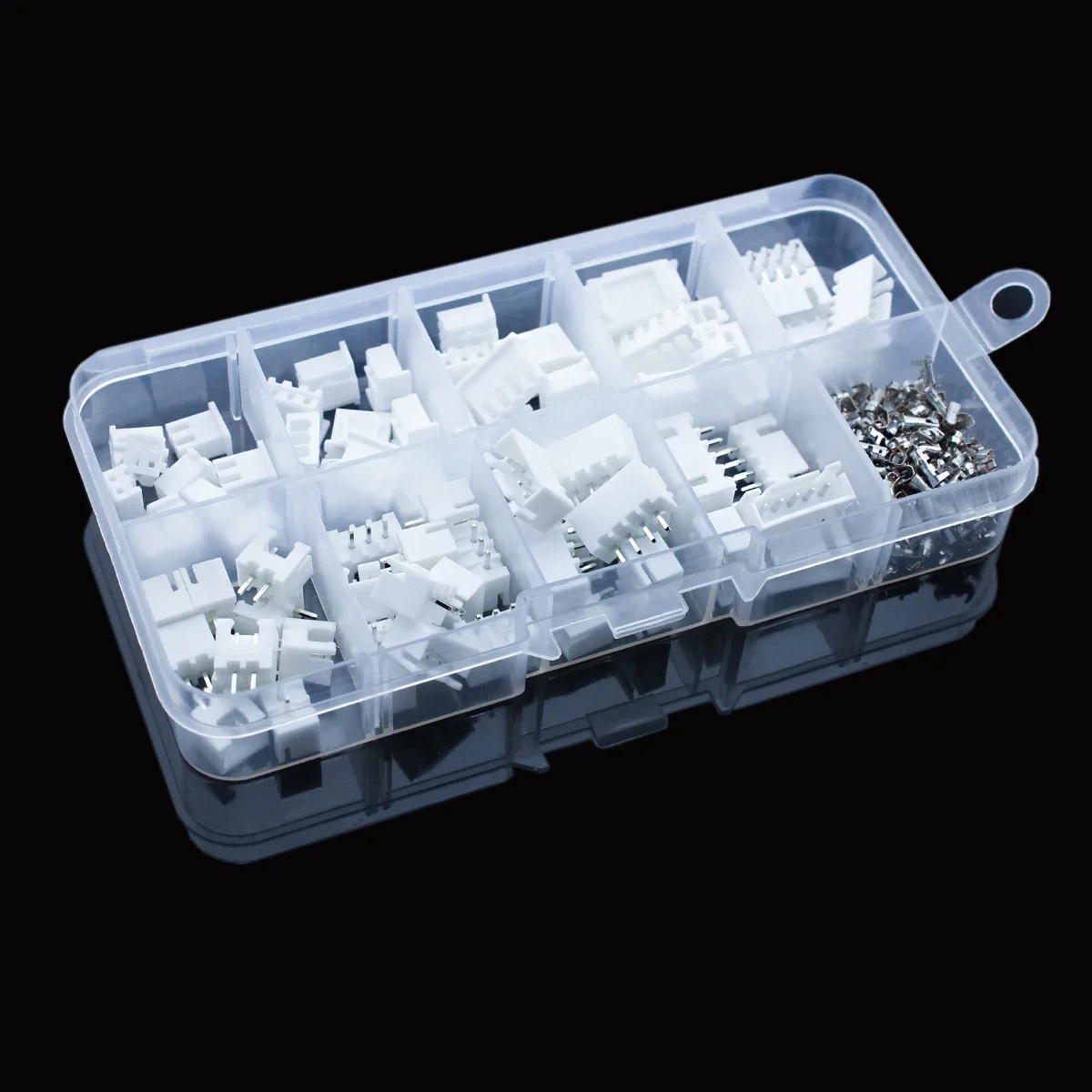 2/3/4/5P 2,54 mm Stecker- und Buchsenklemmen-Set, JST (230 Stück) – Bild 4