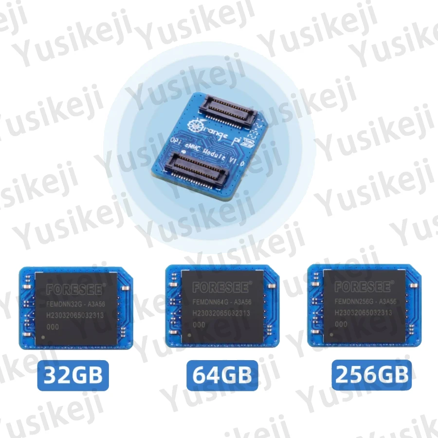 Orange Pi EMMC-Modul 32 GB / 64 GB / 256 GB 3D NAND Schnelle Lese – Bild 3