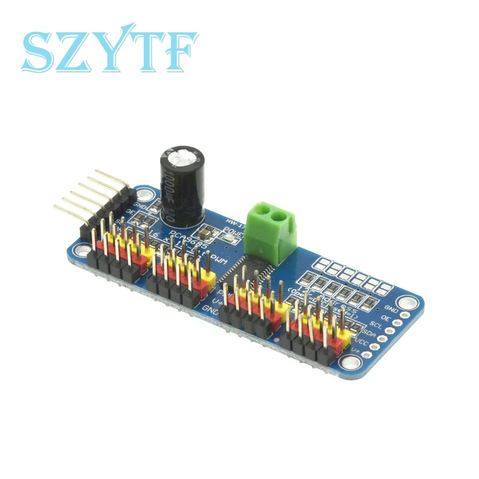 PCA9685 16-Kanal 12-Bit PWM-Servo-Treibermodul I2C-Schnittstelle – Bild 4