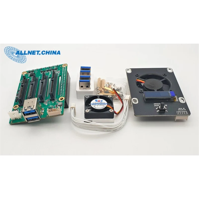 DUAL/QUAD SATA HAT FÜR RASPBERRY PI 4 ODER RASPBERRY PI 3/3B+ – Bild 2
