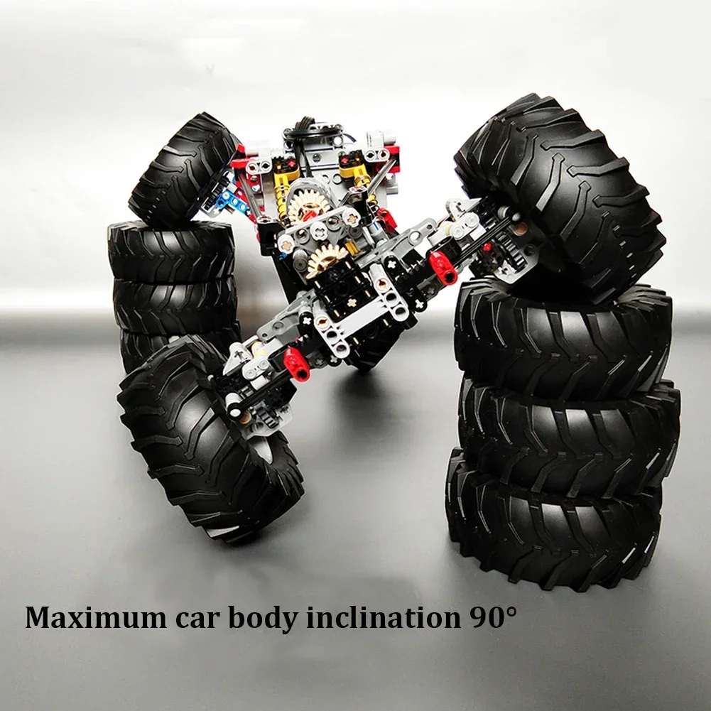 4WD RC Auto-Chassis mit Elektroantrieb, Kletterfahrzeug – Bild 4