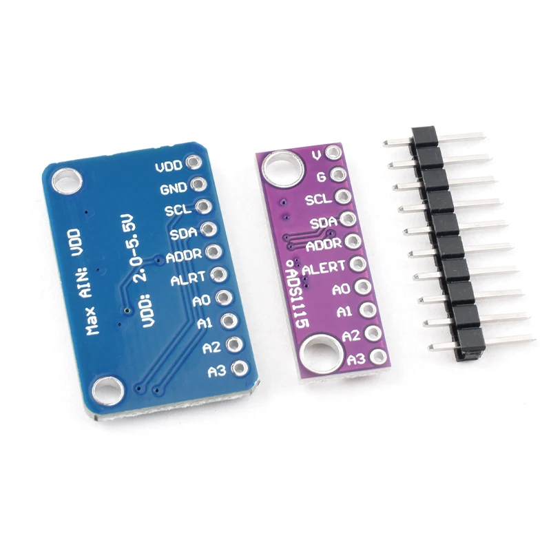 Snvi ADS1115 ADS1015 ADC I2C Modul 16Bit 12Bit 4-Kanal – Bild 3