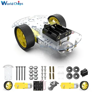 Diymore 2WD Roboter Smart Car Chassis Kits DIY Kit mit Geschwindigkeitsencoder für Arduino 51 M26 DIY